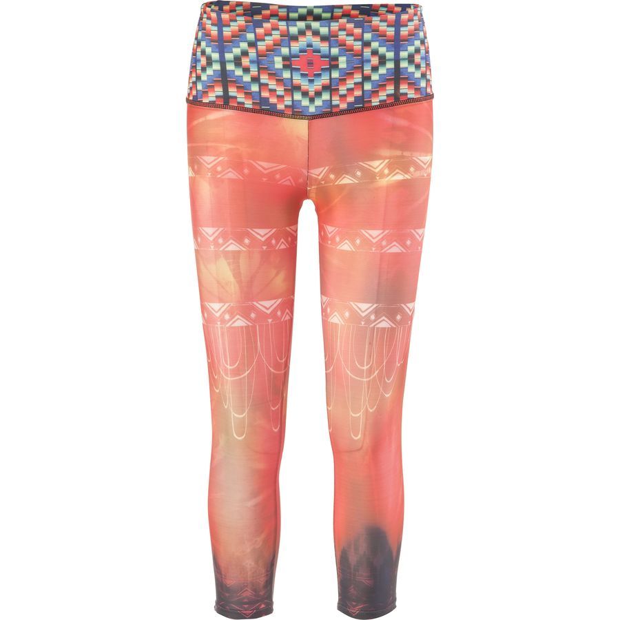 Onzie High Rise Graphic Capri Pant - Womens