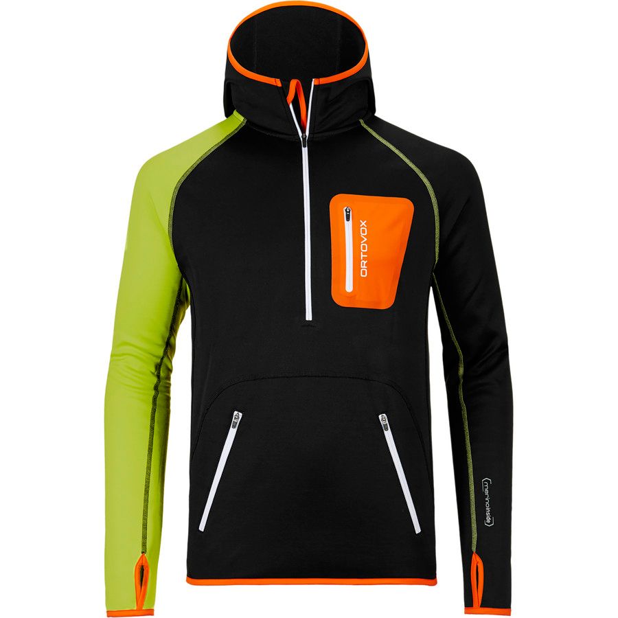 ortovox fleece plus jacket m black raven