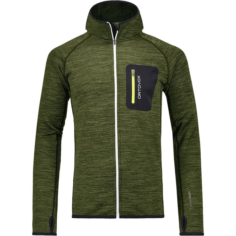 ortovox fleece plus jacket m black raven