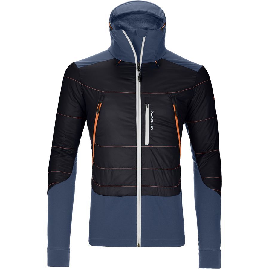 ortovox fleece plus jacket m black raven
