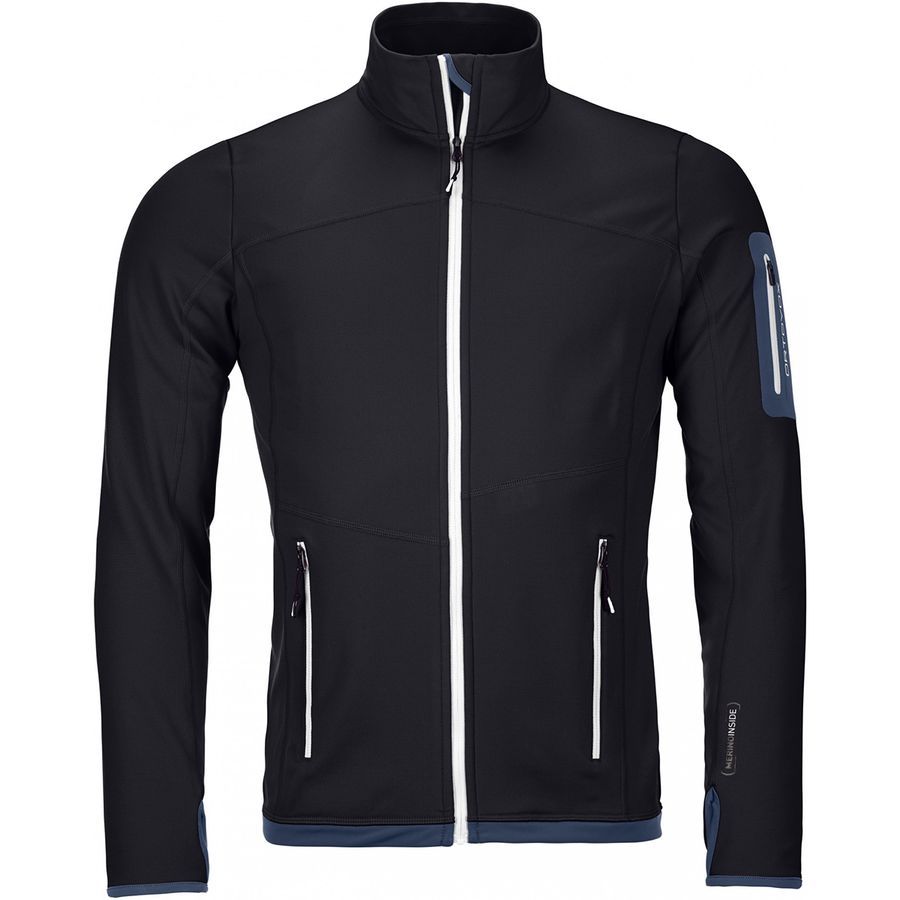 ortovox fleece plus jacket m black raven