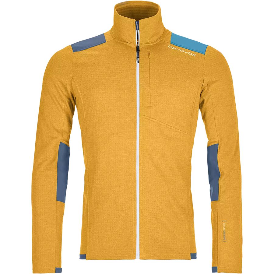Ortovox Merino Fleece Grid Jacket - Men's | Backcountry.com