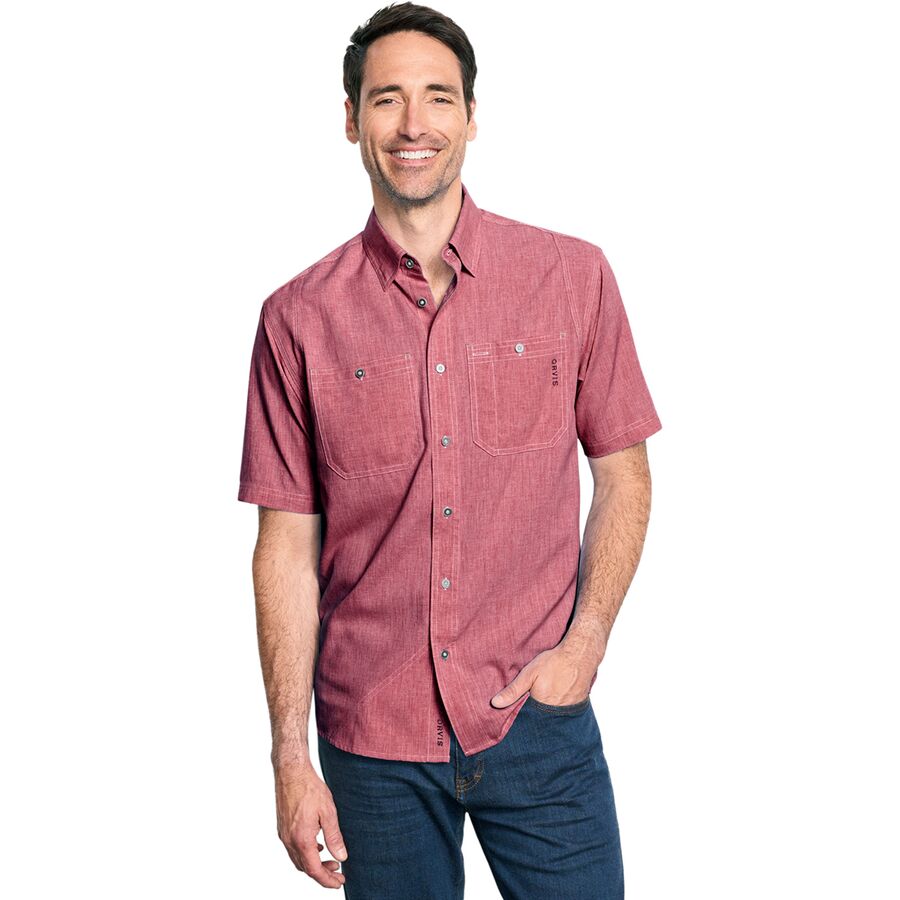 Tech Chambray Short-Sleeve Work Shirt - Men's