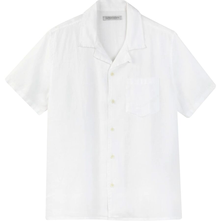 Linen Short-Sleeve Camp Shirt - Men's