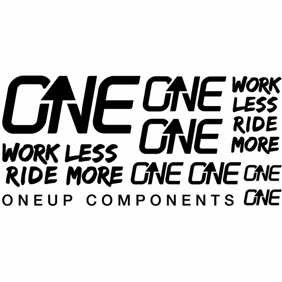 OneUp Components - Handlebar Decal Kit - Black