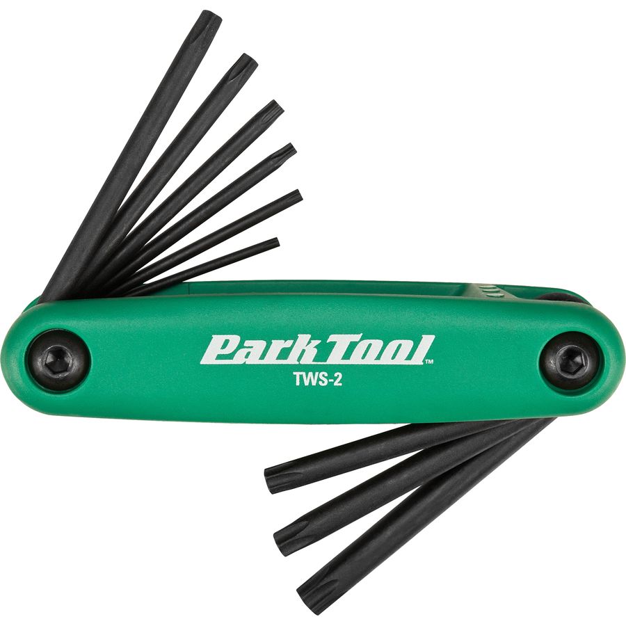 Park Tool - TWS-2 Fold-Up Torx Compatible Wrench Set - Green