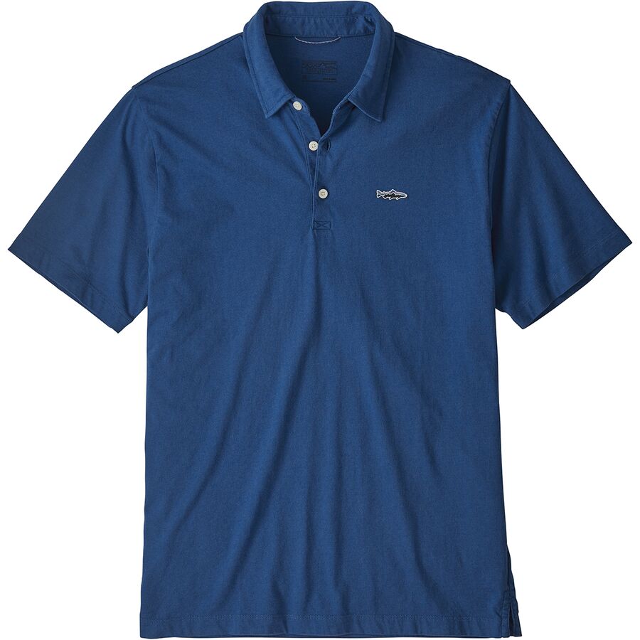 Patagonia Trout Fitz Roy Polo Shirt - Men's | Backcountry.com