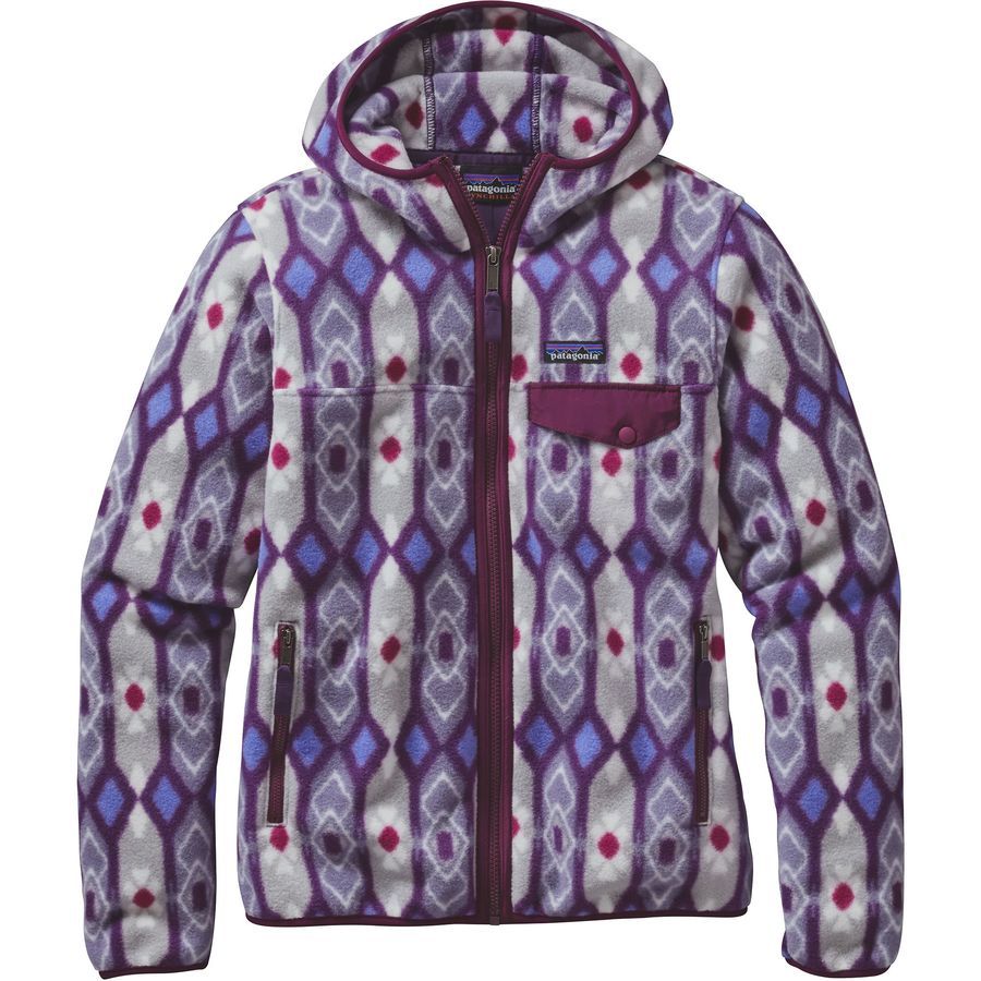 Patagonia Lightweight Snap-T Fleece Hooded Jacket - Womens