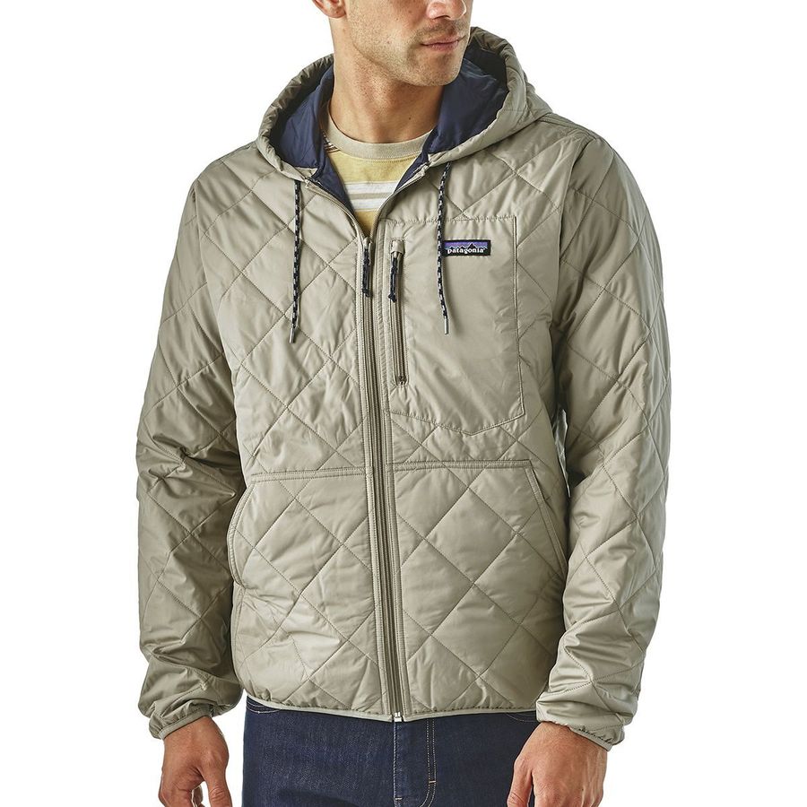 Patagonia Diamond Quilted Bomber Hooded Jacket - Men's | Backcountry.com