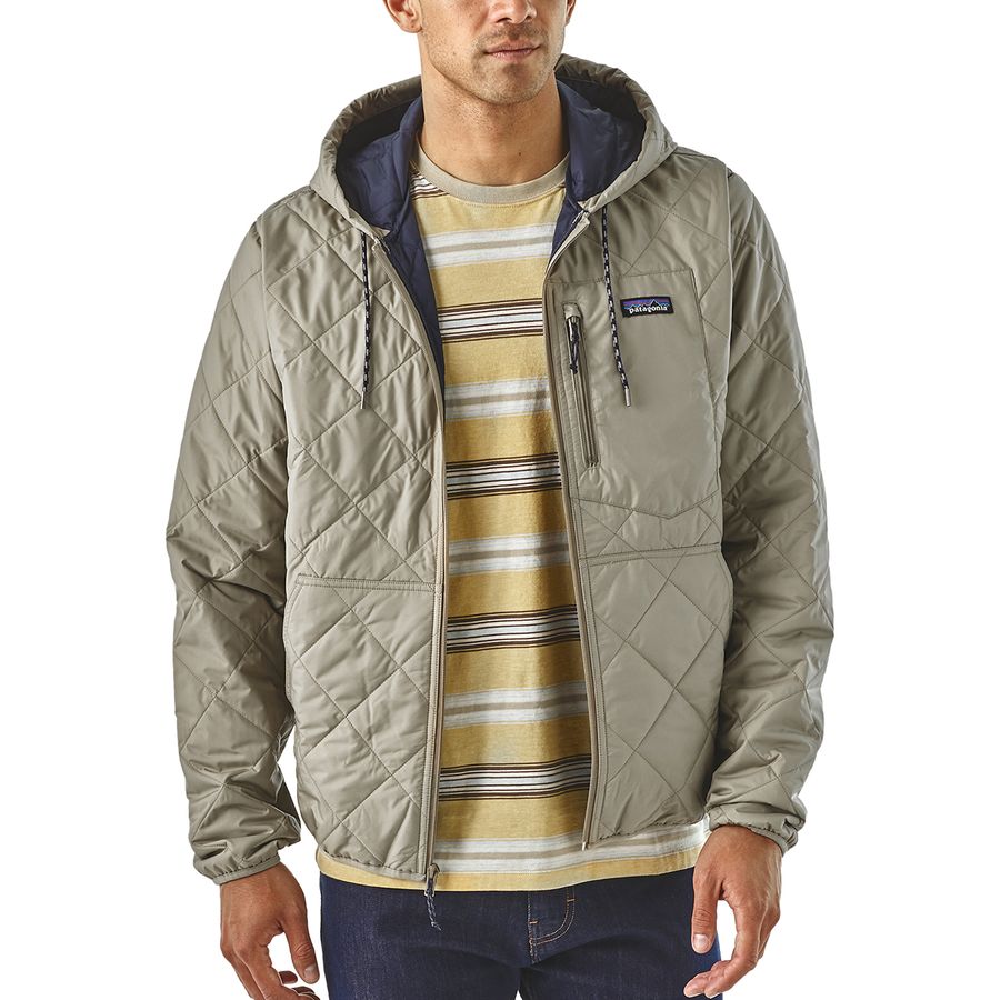 patagonia diamond quilted bomber hooded jacket