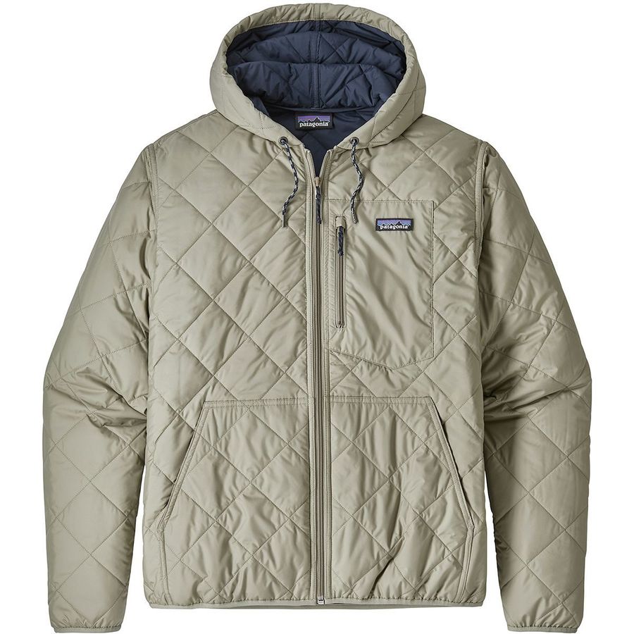 patagonia diamond quilted bomber hooded jacket