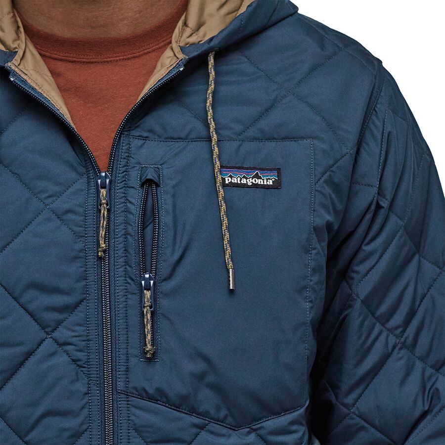 Patagonia Diamond Quilted Bomber Hooded Jacket Men's