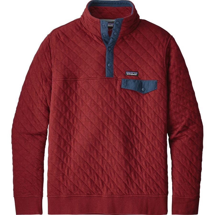 Patagonia Organic Cotton Quilt SnapT Fleece Pullover Men's