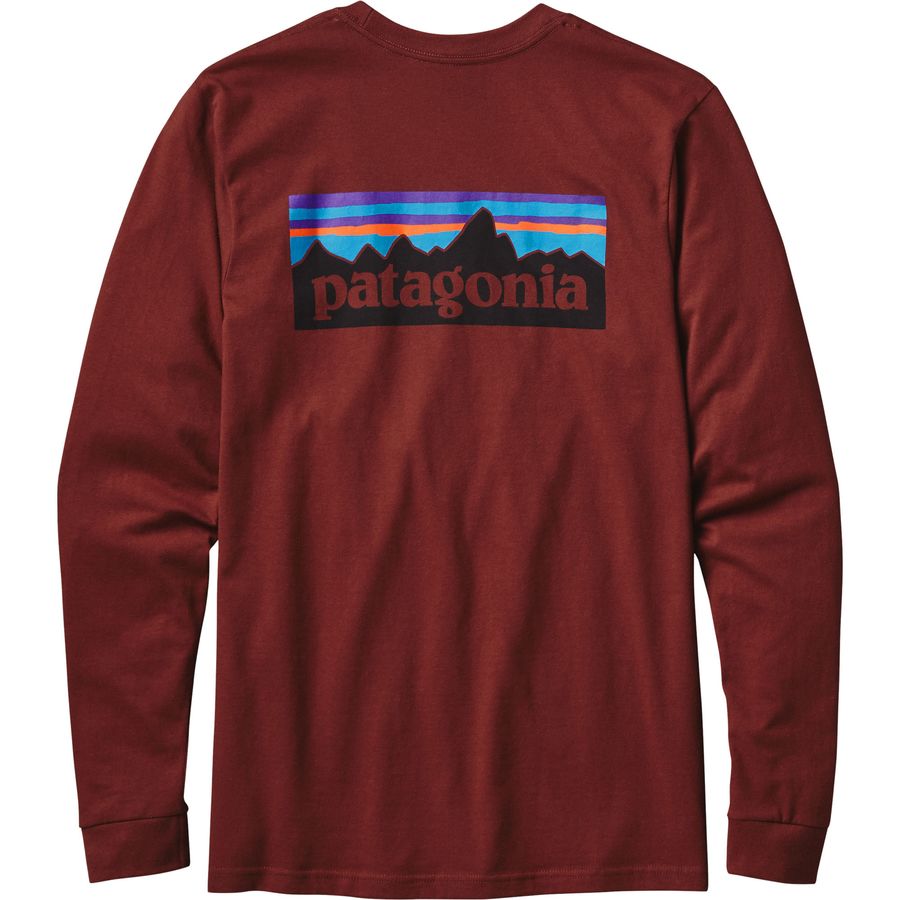 Patagonia P-6 Logo Long-Sleeve T-Shirt - Men's | Backcountry.com