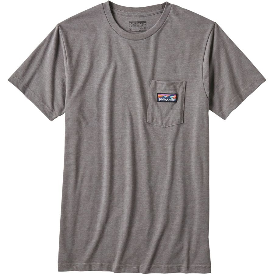 Patagonia Board Short Label Pocket T-Shirt - Men's | Backcountry.com