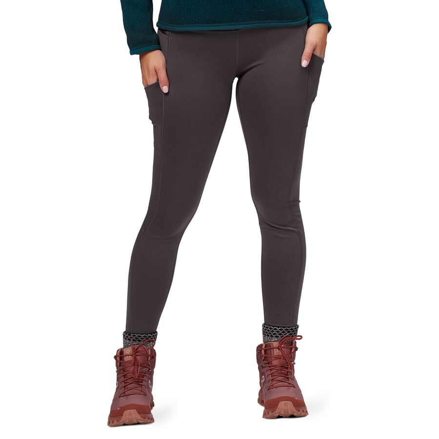 Patagonia - Pack Out Tights - Women's - Basalt Brown