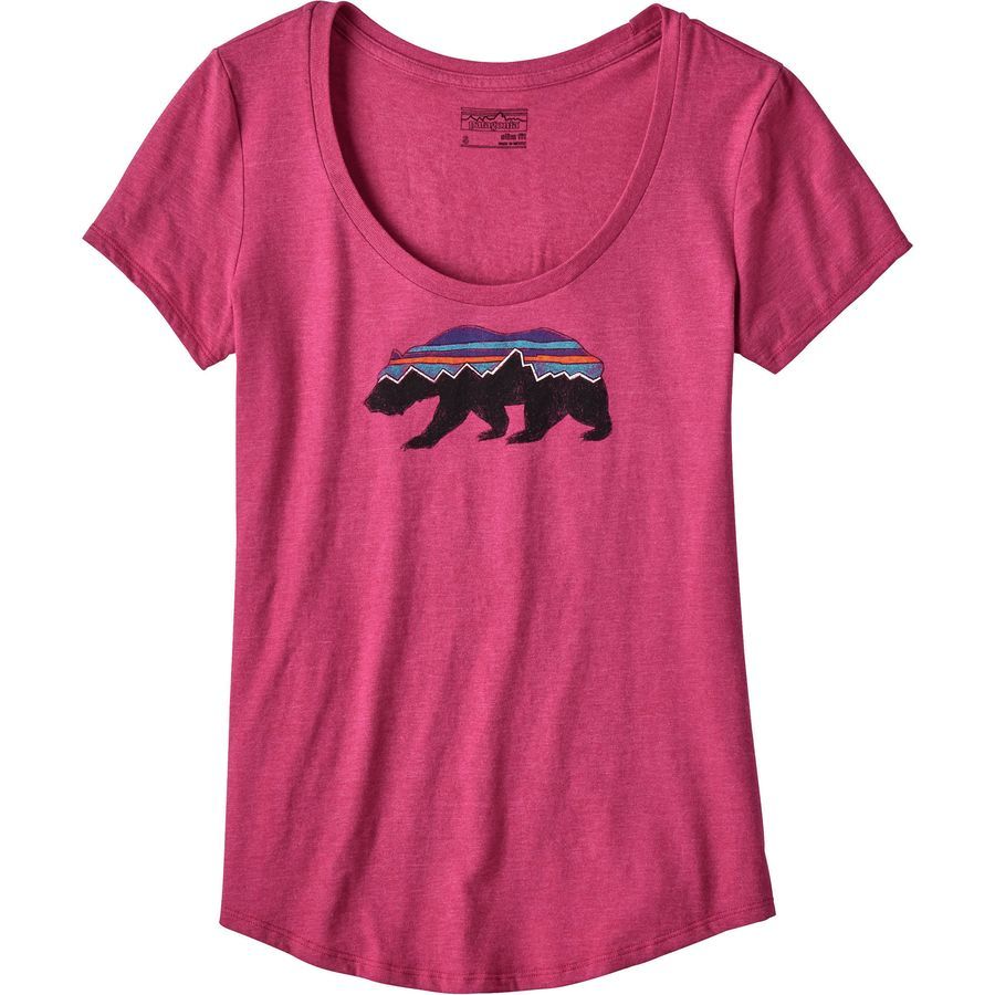 Patagonia Fitz Roy Bear Scoop T-Shirt - Womens