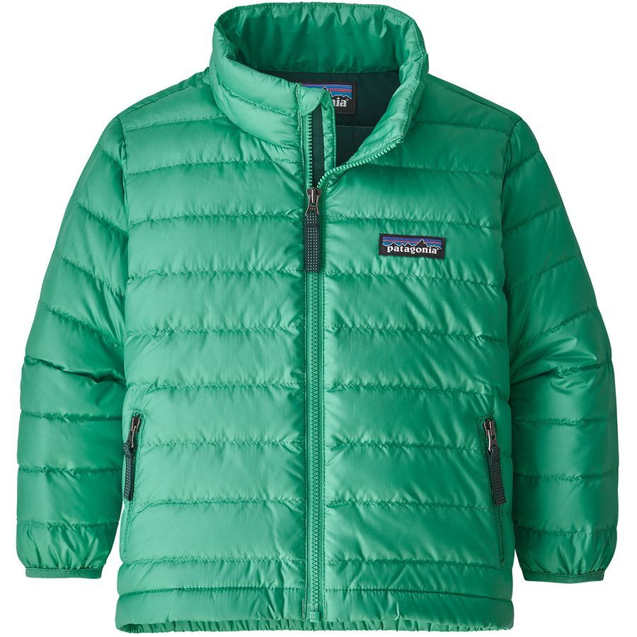 green patagonia down jacket