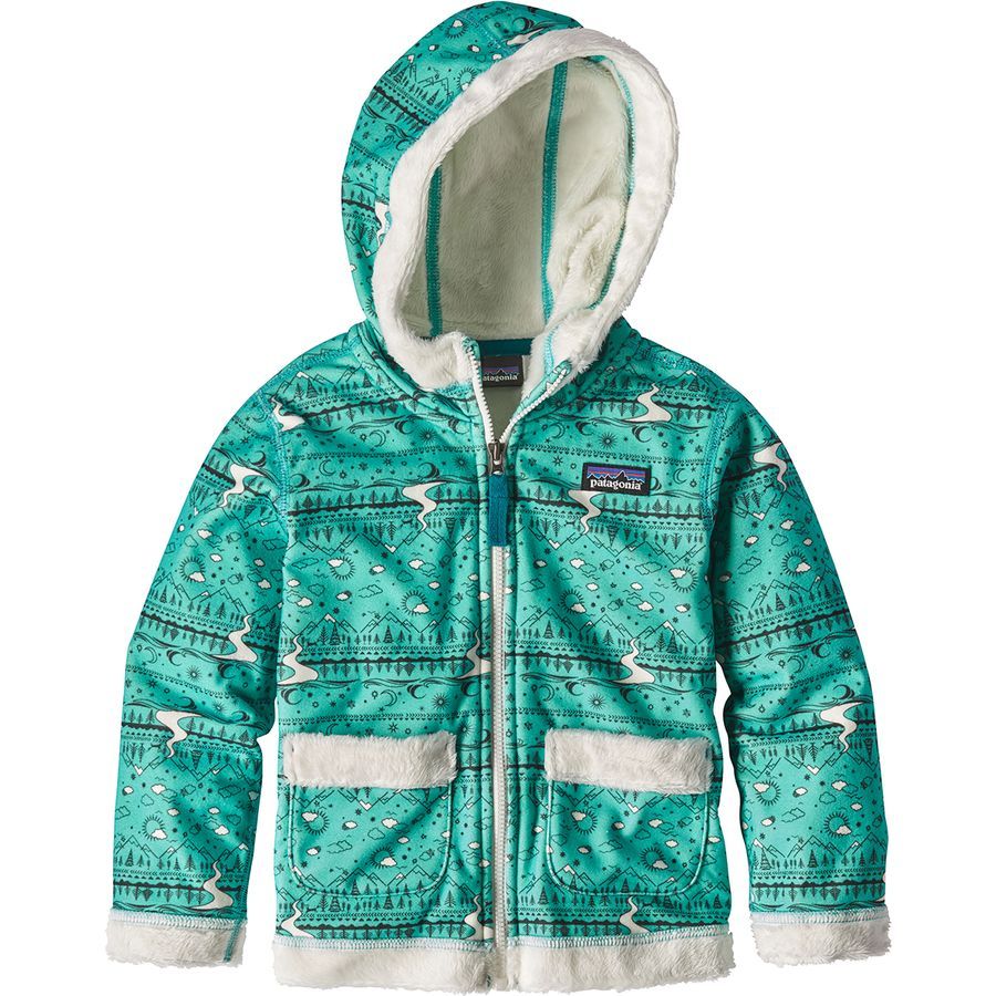 Patagonia Fuzzy Lop Hooded Fleece Jacket Infant Girls' Kids
