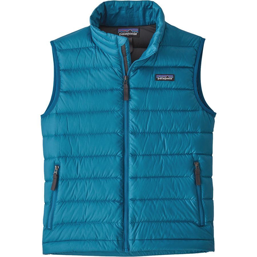 patagonia down sweater vest boys