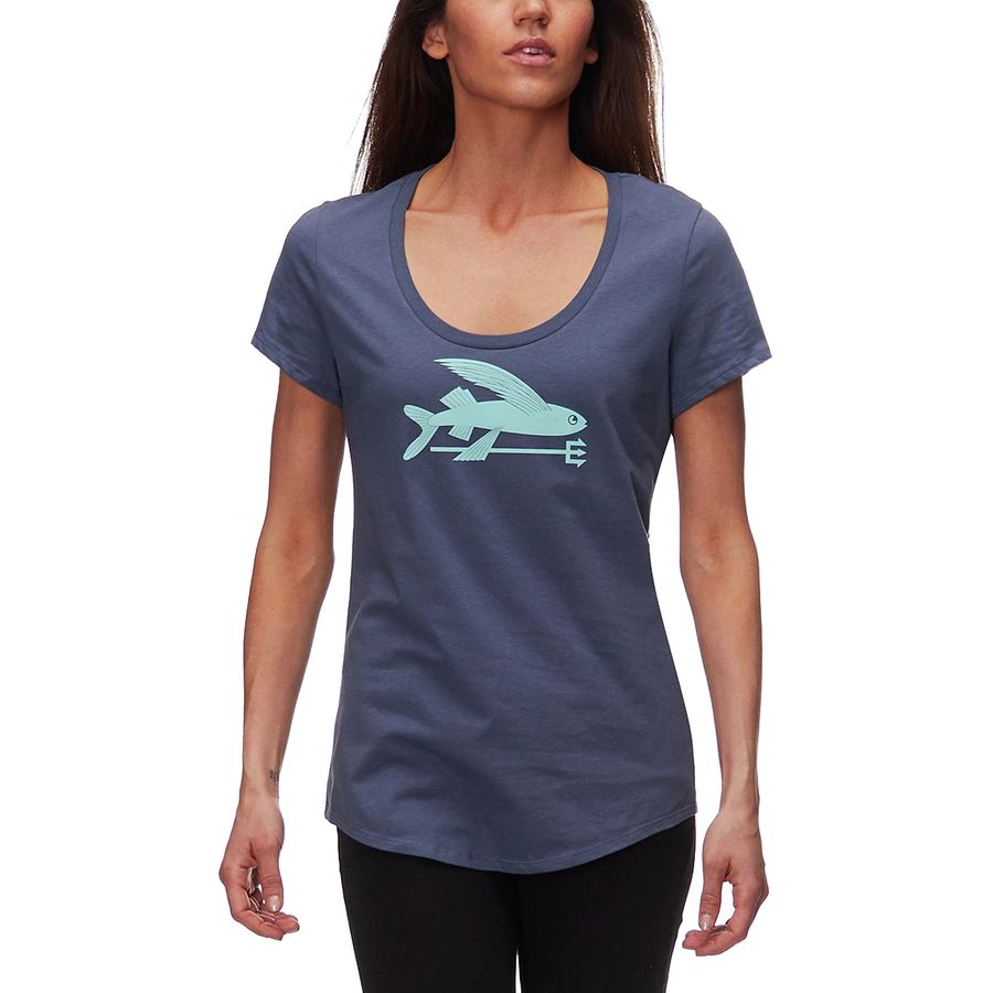 Patagonia Flying Fish Organic Scoop T-Shirt - Women's - Clothing