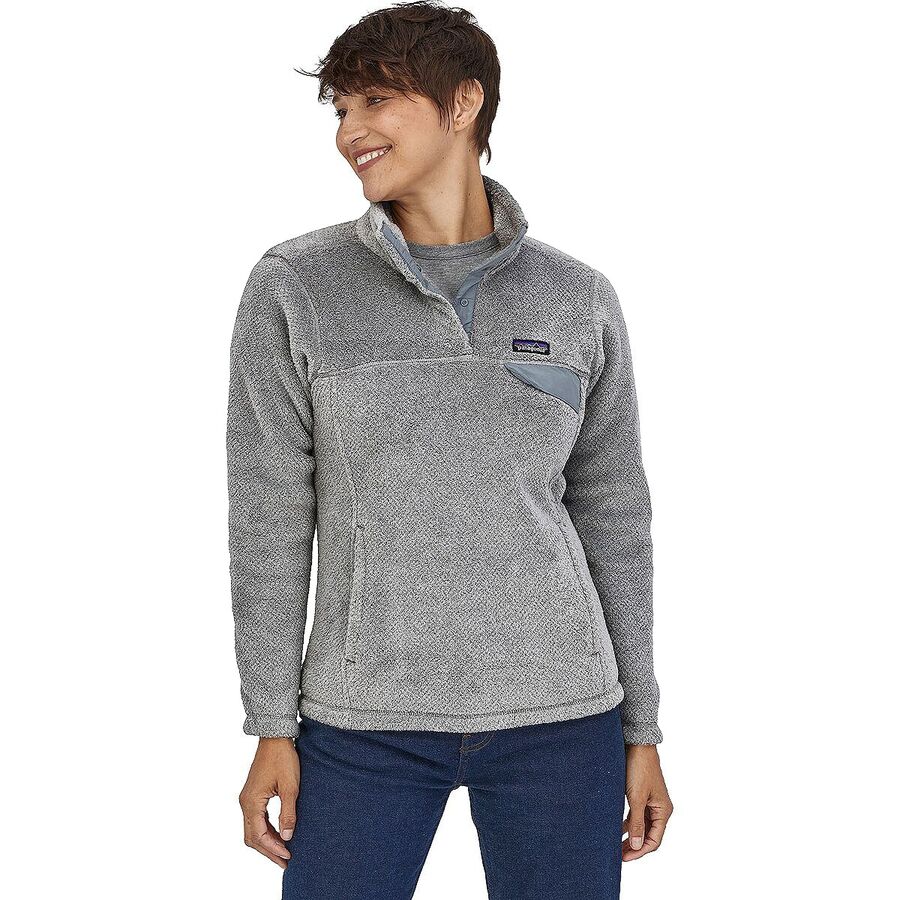 grey fuzzy pullover
