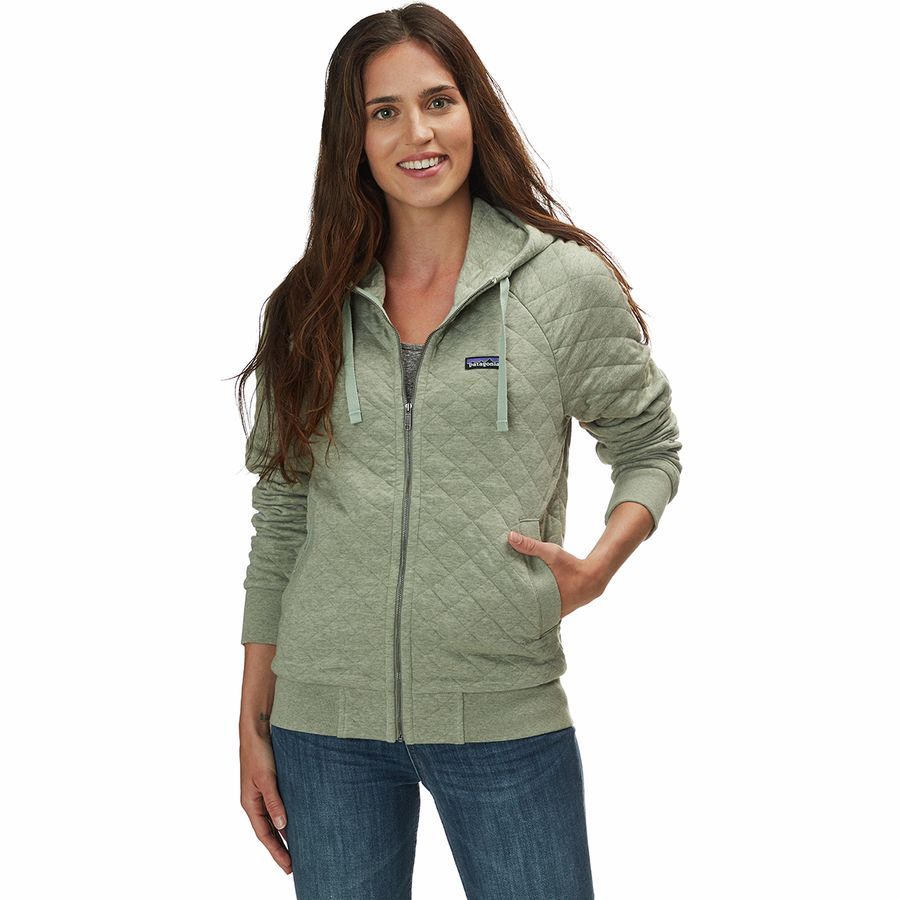 Patagonia Organic Cotton Quilt Hooded Jacket Women's