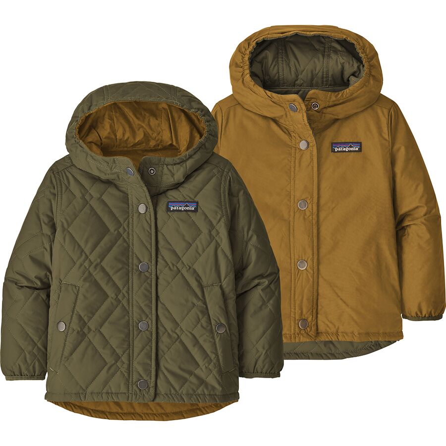 Patagonia Reversible Diamond Quilt Hooded Jacket Toddler Boys