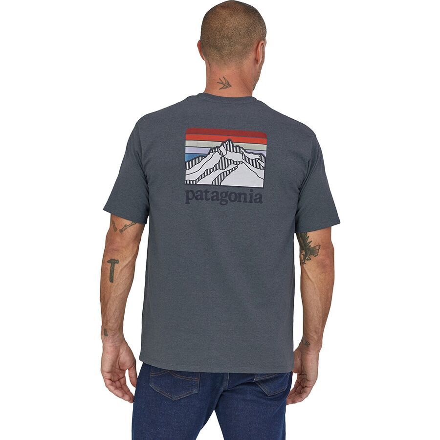 Line Logo Ridge Pocket Responsibili-T-Shirt - Men's