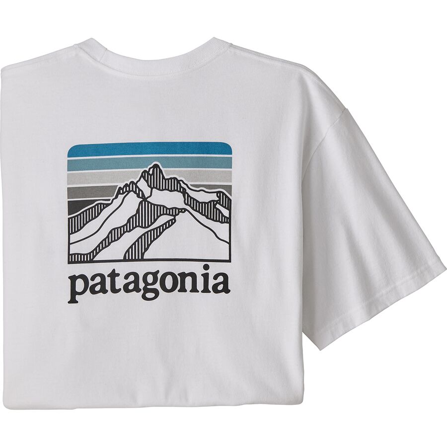 Patagonia Line Logo Ridge Pocket Responsibili-T-Shirt - Men's | Backcountry.com