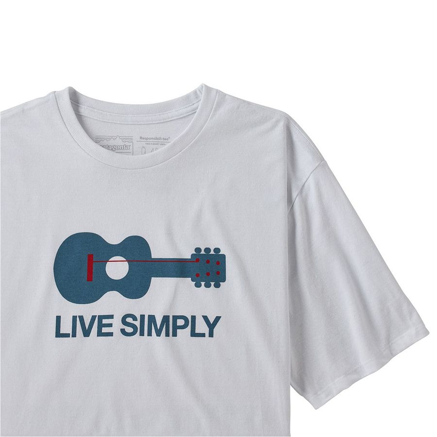 Live simply. Funfarer Live simply кепка Patagonia. Patagonia t Shirt Live simple. Funfarer Live simply кепка. Guitar Tee.