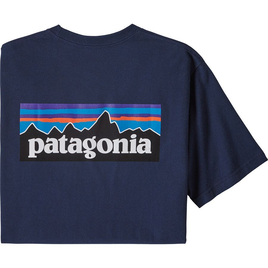 patagonia men's p 6 logo pocket responsibili tee