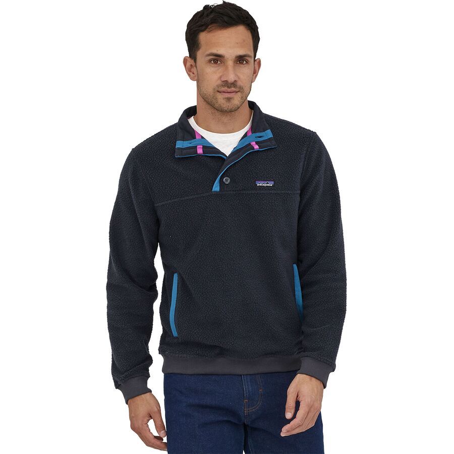 Shearling Button Pullover Fleece - Men's