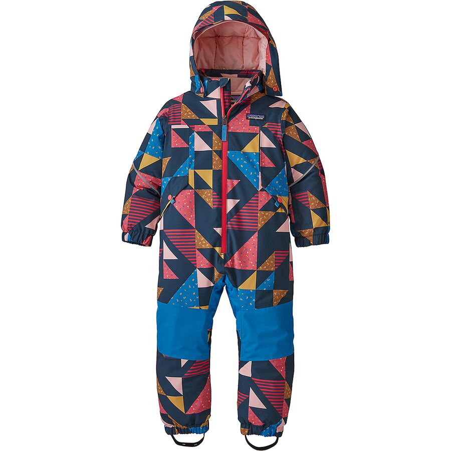 Patagonia - Baby Snow Pile One-Piece Snow Suit - Infant Girls' - Cozy As It Gets/Crater Blue