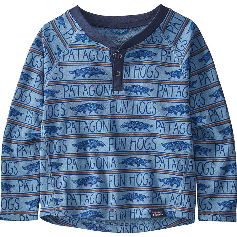 Capilene Midweight Henley - Toddler Boys'