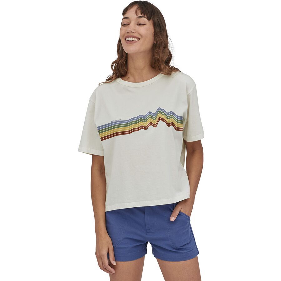 Ridge Rise Stripe Organic Easy Cut T-Shirt - Women's