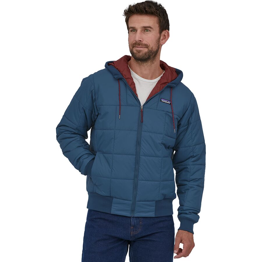 Box Quilted Hooded Jacket - Men's