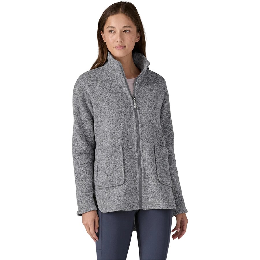 Женское пальто Patagonia Better Sweater Oversized Coat, цвет: Берёзовый белый