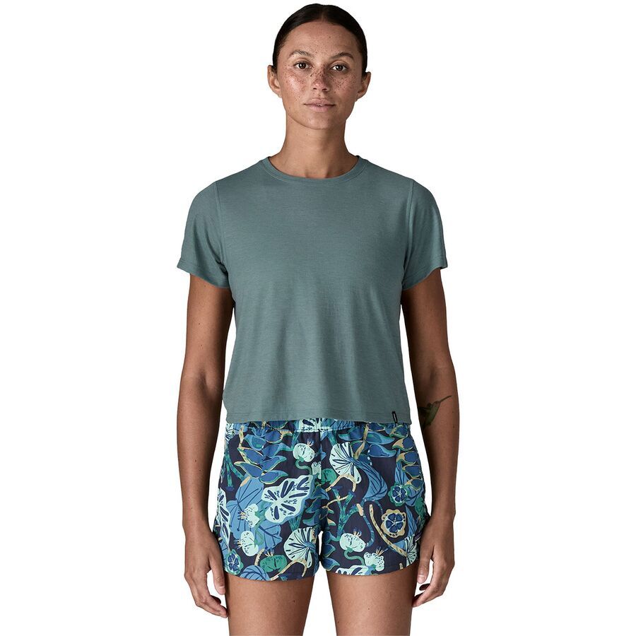 Short-Sleeve Capilene Cool Trail Cropped Shirt - Women's