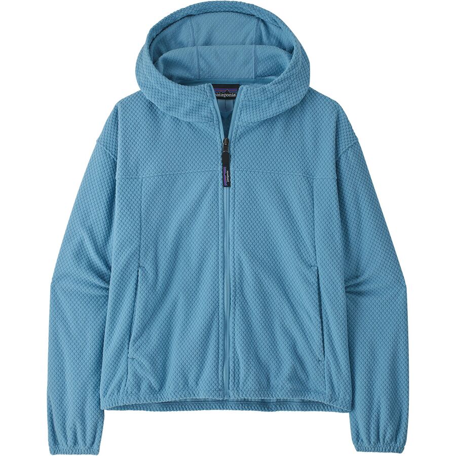 Textured Fleece Hooded Jacket - Women's