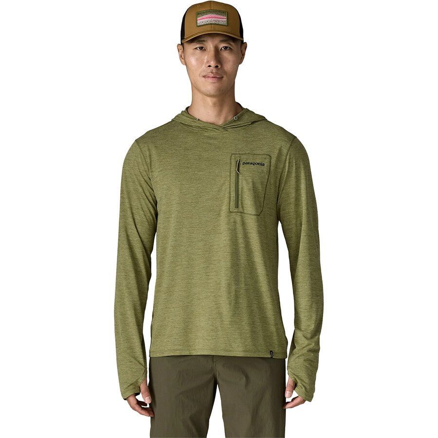 Capilene Cool Fitz Roy Trout Sun Hoodie - Men's
