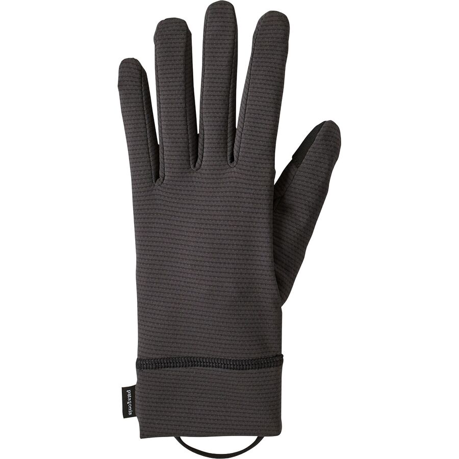 Мужские перчатки Patagonia Capilene Midweight Liner, цвет: Чернильный чёрный