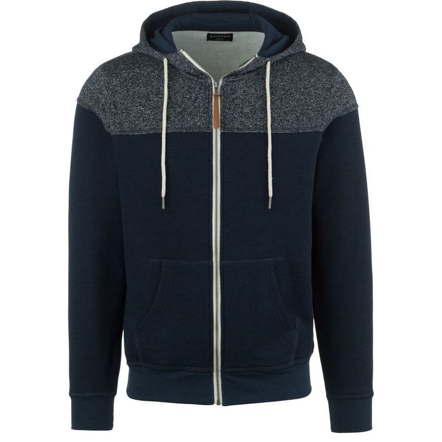 Siphon Color Blocked Full Zip Hoodie - Mens