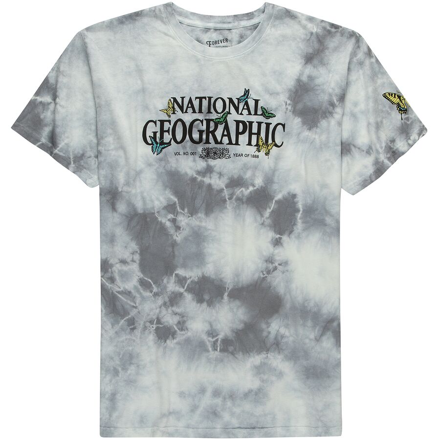 x National Geographic Butterflies Tie Dye T-Shirt