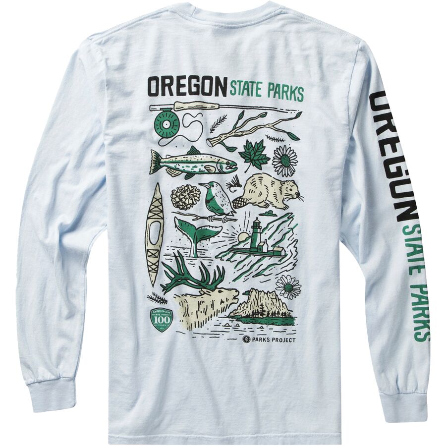 Oregon State Parks Cenntential  Long-Sleeve T-Shirt - Men's