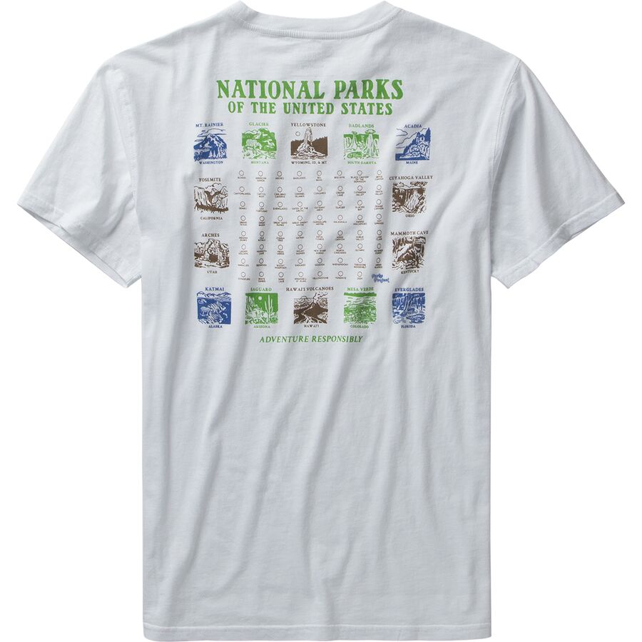 States And National Parks T-Shirt - Men's