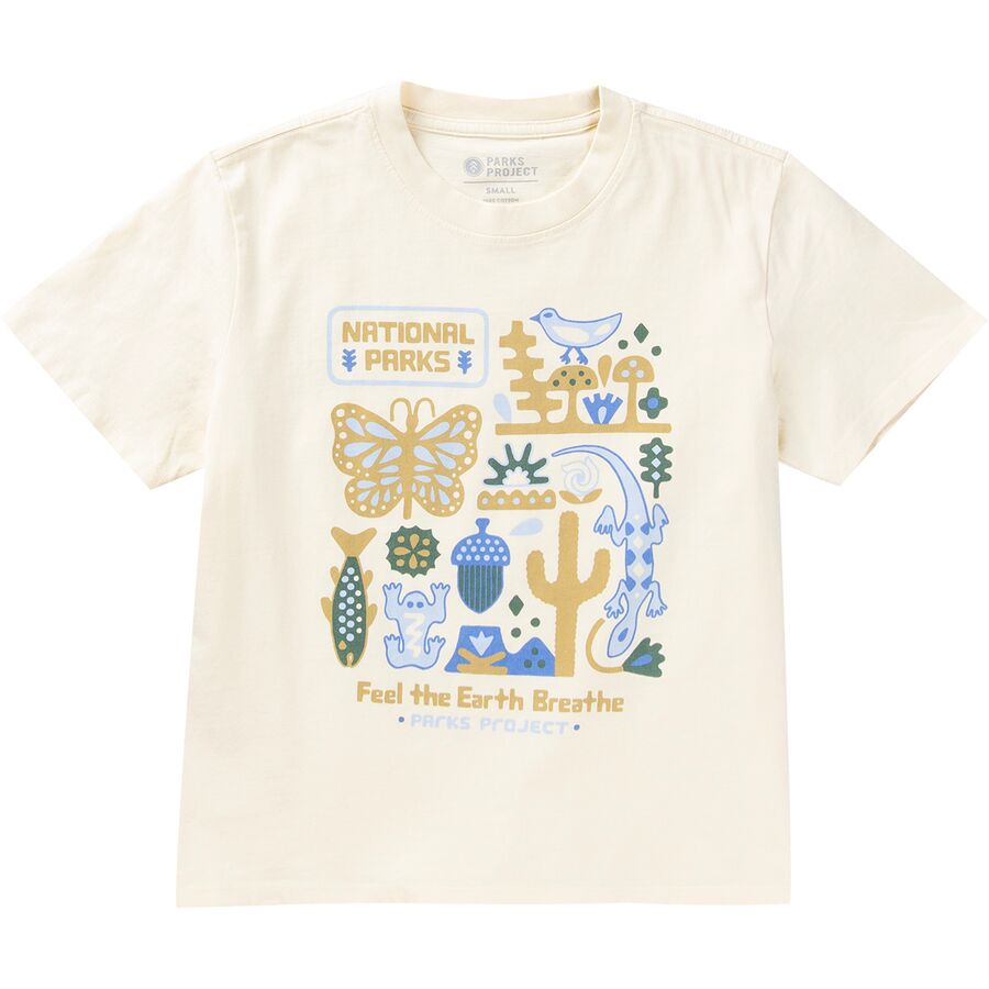 Earth Breathe Collage Boxy T-Shirt - Women's