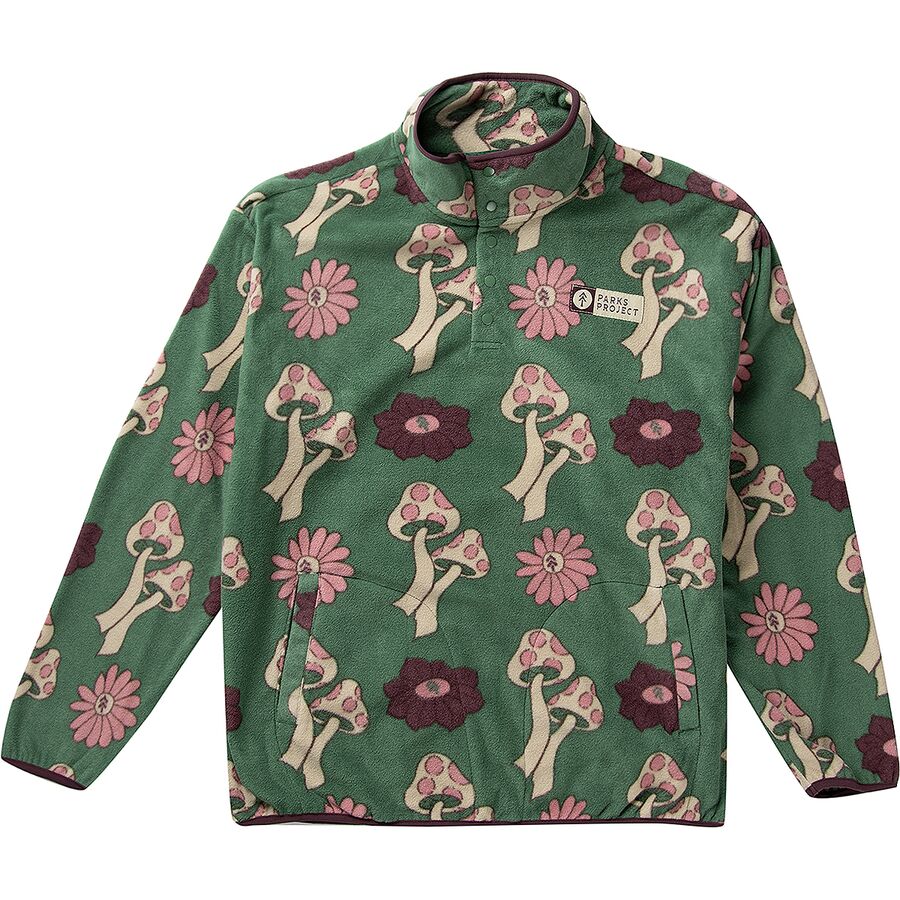 Power To The Parks Shrooms Trail Fleece