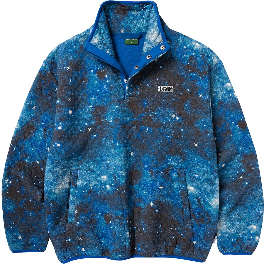 Свитер Parks Project Joshua Tree Dark Sky Quilted Pullover, цвет: Синий