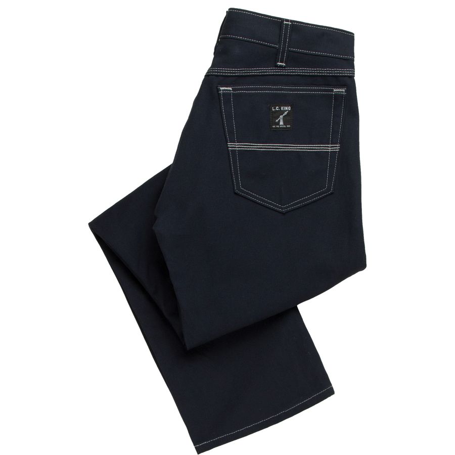 Pointer Brand Raw Navy Duck Jeans Men's